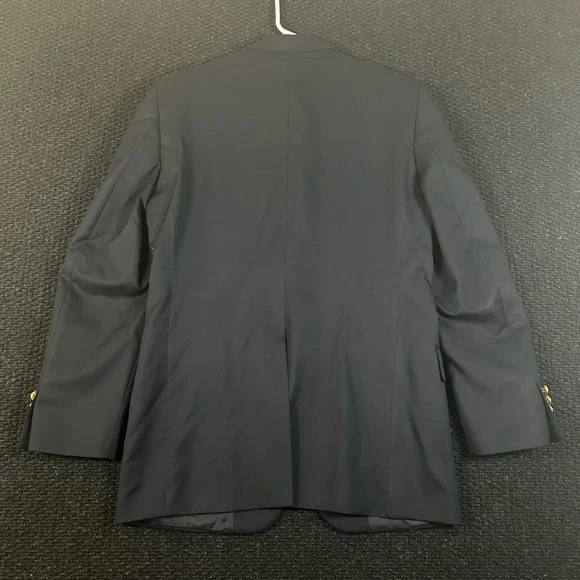 Brooks Brothers Vintage 346 2 Button Up Navy Blue Dress Blazer Men's Size 36R